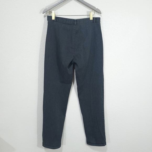 Dockers Pants Womens Large 10 / 12  32x30 High Waisted Rise Casual Flat Front - Picture 2 of 11